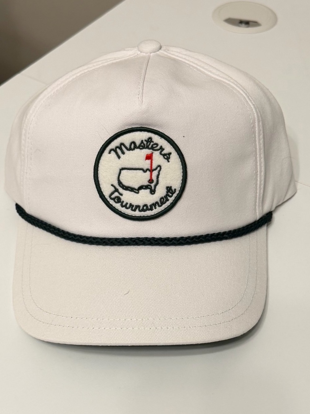 2024 Masters White w/ Green Rope Cap